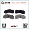 auto disc brake pad 3503DR01-040 for Goldendragon YUTONG bus