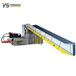 automatic horizontal Hydraulic press baler Waste Cardboard Baling Press Machine
