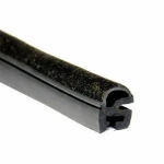 automotive extruded epdm flocking rubber weather strip seals with custom design