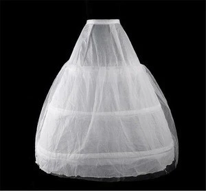 Ball Gwon Vintage Petticoat for Wedding Dress or Costume Free Size Long Petticoat Skirt 3 Hoops adult Petticoat