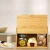 Import Bamboo countertop bread box kitchen food storage containers with cutting board lid from China