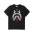 Import BAPE Classic Shark head gold zipper printed 100%cotton mens round neck T-shirt from China