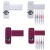 Import Bathroom Accessories Set Toothbrush Holder Automatic Toothpaste Dispenser Holder Toothbrush Wall Mount Rack Bathroom Tools Set from China