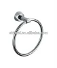 Bathroom Plated Chrome Wall-mounted 304 Stainless Steel Hanging Round Towel Ring KL-ZF635