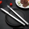 BBQ barbecue tools set outdoor dinner new design cutlery stainless steel spoon and fork