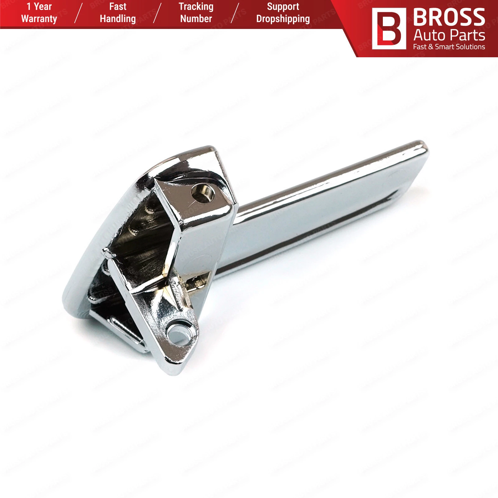 BDP40 Chrome Color Stainless Plastic Interior Door Opener Handle 6K0837114, 6K0 837 114, 6K0837114A for Front or Rear Right