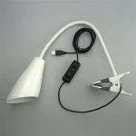 Bed Headboard clip DV5V 6W Task Lighting Book gooseneck clamp Reading Light