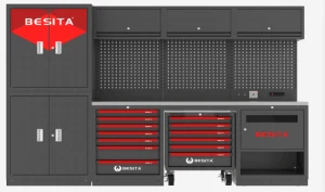 BESITA Heavy Duty Free Combination Tool Cabinet Metal Storage Workbench