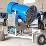 Best price artificial snow ice maker machine snow cannon in snow park
