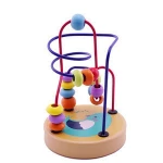 best price educational mini beads coaster wooden toys