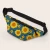Import Best Selling Blue Belt Bag Blue Leaf Sunflower Custom Pattern Print Positioning Waist Bag from China