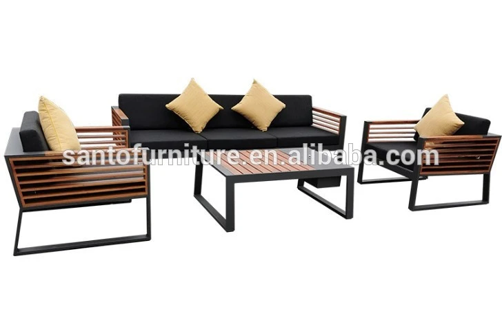 Best Selling In The Middle East Teak Wood Sofa Hotel Outdoor Furniture Outdoor Patio Furniture Outdoor Rope Sofa Set Garden Sofa