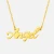 Import Best selling stainless steel gold plated custom name necklace for women from China