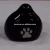 Import Best selling unique ceramic pet urn casket with hand paint paw mark for dog from China