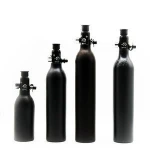 BEYIWOD New 12OZ TPED/ISO7866 0.5L paintball air tank CO2 Aluminum paintball cylinder