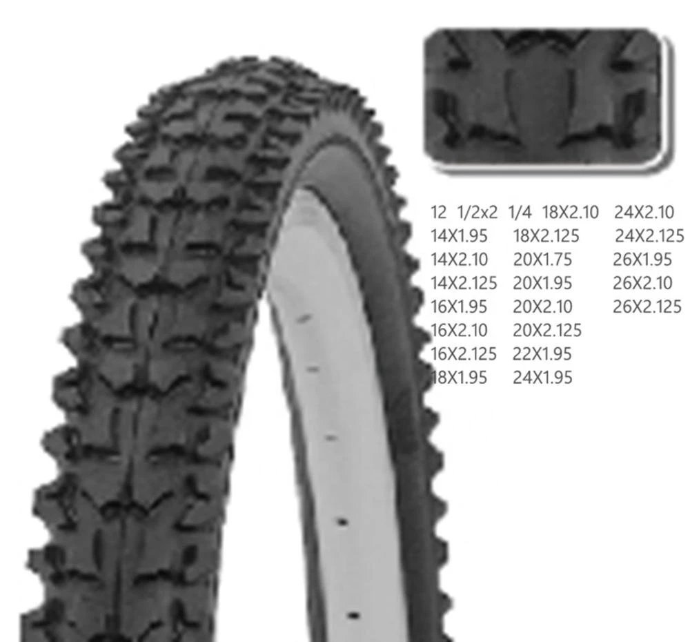 Bicycle Tire witn Upgrade Antiskid of Mountainbike Tires 26x1.95 26x2.125 26x4