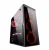 Import big pc computer case front / rear panel pcb pc case cool gaming pc desktop case atx glass from China