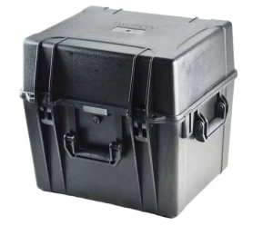 Black hard abs plastic storage tooling case IP67 waterproof foam tool case with handle
