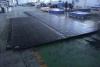 BLACK HDPE rubber mat non slip material black rubber for sale
