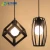 Import Black iron material suspended wire ceiling lighting decorative loft pendant lamps from China