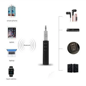 Bluetooth Receiver, Adapter Wireless Aux Receiver 4.1 Bluetooth Hands-free Car Kit for Iphone X IPhone 8 8 Plus 7 7plus Headsets