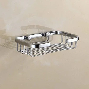 BN-7004 Stainless steel 304 Shower Soap Holder Chrome plated Bath sponge holder Wall Mounted Soap dish for bathroom