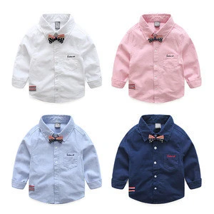 boys long sleeve shirt children boutique clothing handsome kids boy tops and blouses