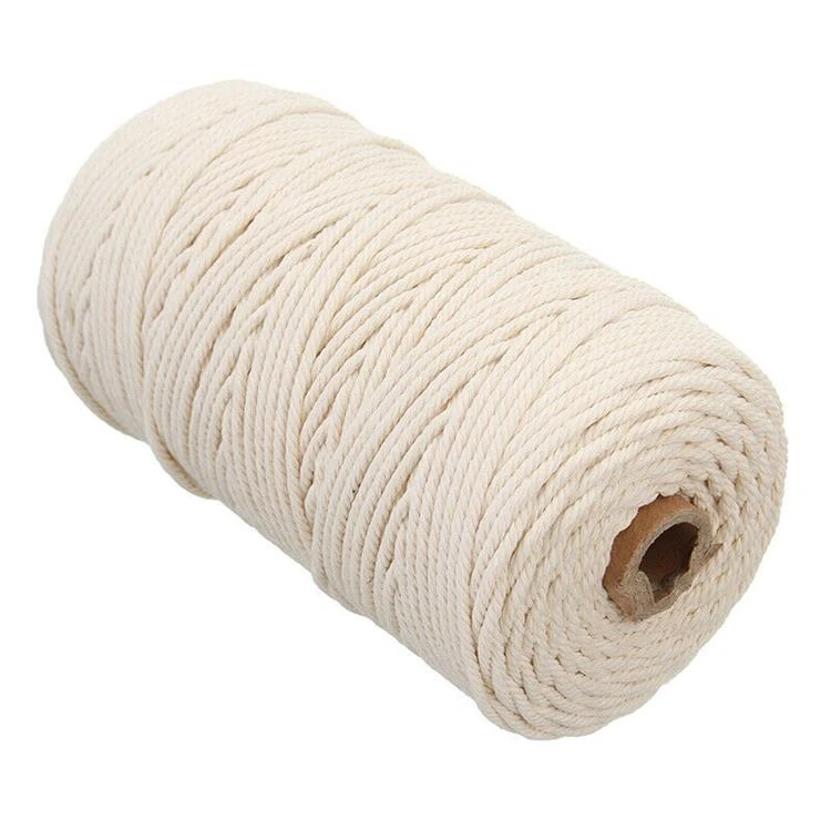 bulk pure cotton macrame rope packaging rope