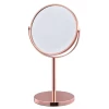 BX double sides 1x/2x magnifying round table mirror cosmetic mirror