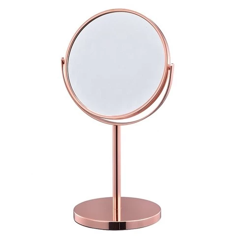 BX double sides 1x/2x magnifying round table mirror cosmetic mirror