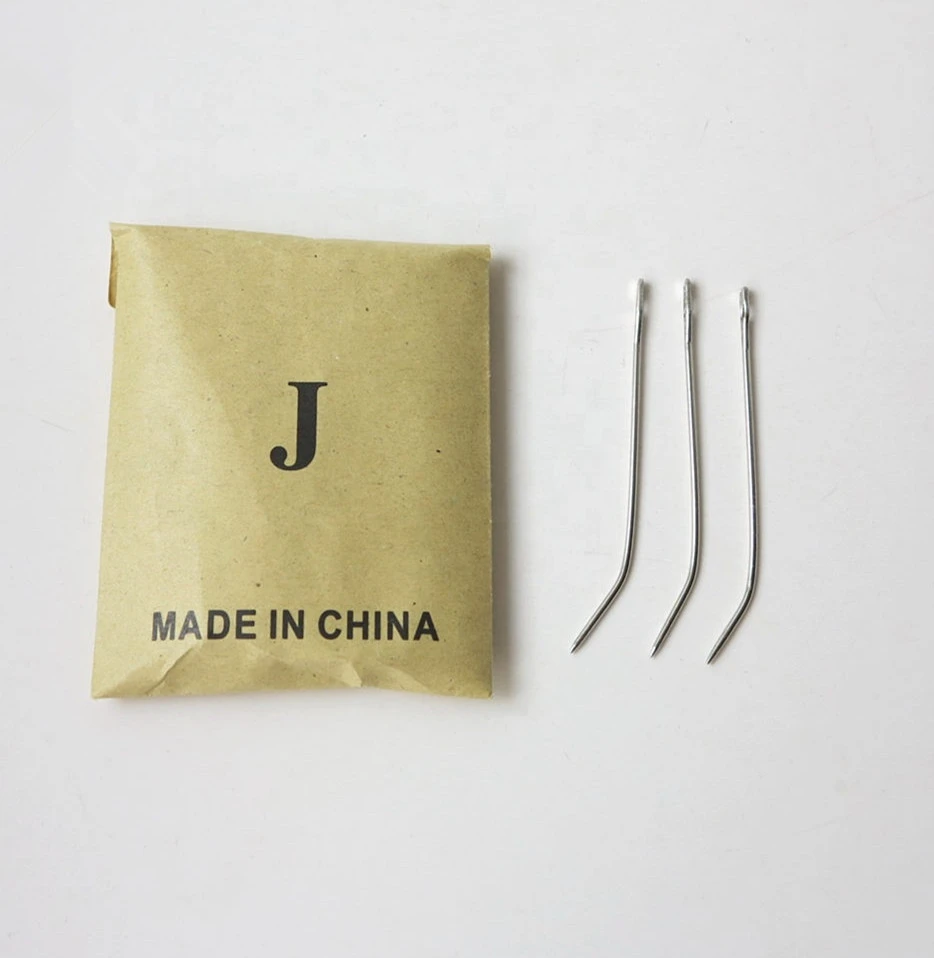 C I J Type Weaving Needle Upholstery Carpet Leather Canvas Repair Weaving Curved Needles Pins Hand Sewing Needles