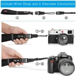 Caden Universal Camera Accessories Shoulder Pad Quick Release Wrist Strap for Digital Camera & DSLR