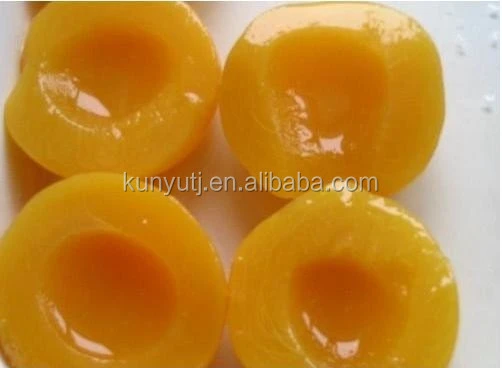 Canned dices yellow peach with high quality