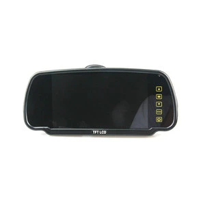 Car Headrest Rear View  Monitor With Mirror Switch