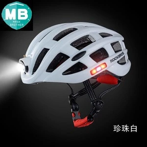 casco bicicleta luz led para casco de moto bicycle helmets with lights light cycling helmet helmet signal light
