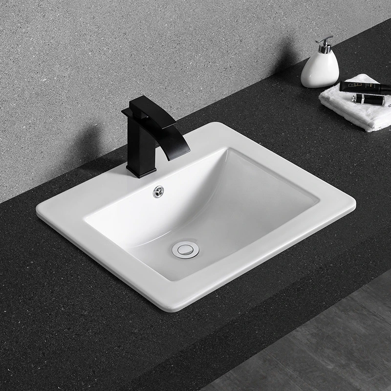 CB530 China manufacturer unique cabinet hand wash basin porcelain bathroom sink with thin edge