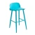 Import Cheap design Plastic Bar Stools High Quality Modern Bar Stool With Back and metal legs from China