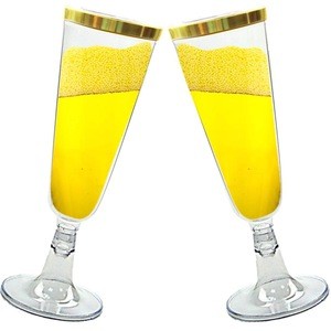 Cheap Disposable Plastic Champagne Flutes Glasses