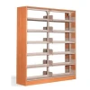 Cheap Metal Book Shelf/Library Steel Combination Bookcase/Book Cabinet