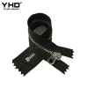 Cheap price high quality 3# close end black oxidized metal no. 3 pocket corn coil zipper