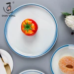 Cheap price wholesale restaurant round 100% melamine dish melamine dinner charger plate