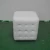 Import Cheap Wedding Furniture White Leather Tufted Square Cube Ottoman from China