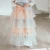 Import Children&#x27;s clothing teen girl maxi tutu skirt gradient color mesh tulle girls skirt from China