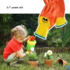 Children&#x27;s Safety Protective Gloved Gardening Water-proof Kids Latex Household Gloved