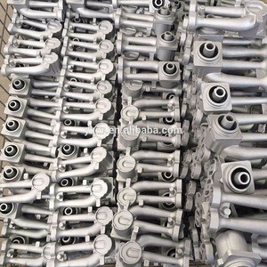 China aluminum foundry supply cast aluminum burner parts by gravity casting