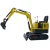 Import China Cheap 1-3 ton Garden Small Mini Excavator for Sale from China