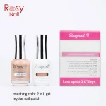 China factory supplies non toxic uv nail gel polish matching color set 2 in 1