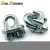 Import China Fastener Factory Galvanized Commercial Galv Malleable Standard Steel B Type Wire Rope Clips Cable Clamps from China