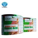 China label manufacturer printing For plant foods roll package labels