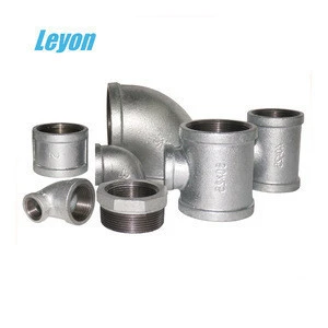 China malleable iron pipe plumbing fittings galvanized din standard 1/2 malleale iron fittings tee socket flange 90 degree elbow